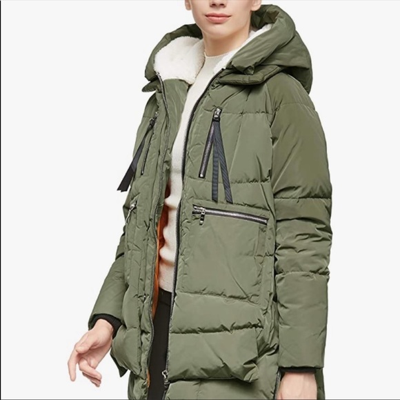 Orolay women’s army green thickened down puffer jacket - Picture 15 of 15